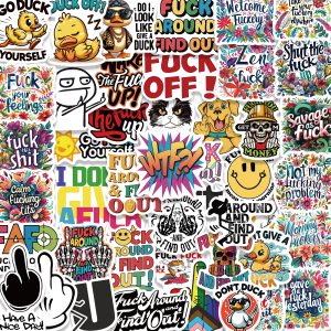 Stickers 55Pcs Vinyl Seal-Adhesive